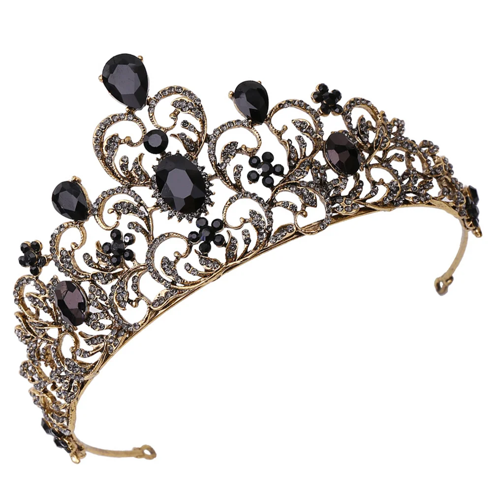 

Rhinestone Crown Tiara Alloy Headband Hair Accessories for Women Headgear Bride