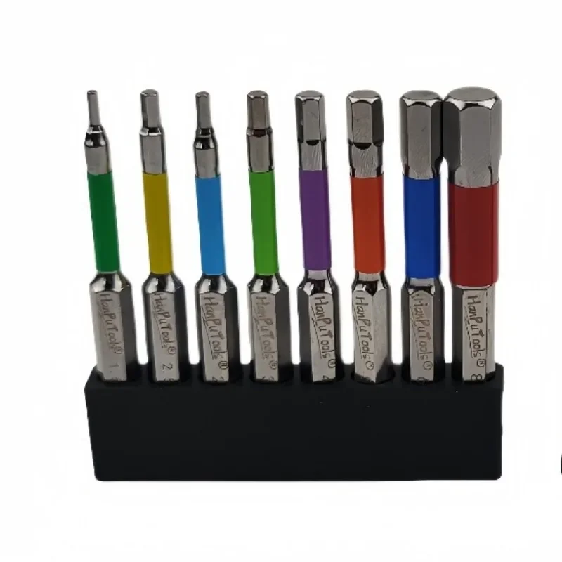 HANPU 다채로운 육각 비트 세트, 자동차 수리 가구 설치, 드라이버 드릴용