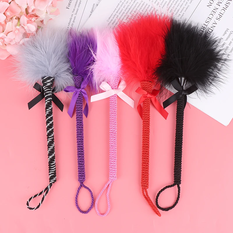 Flirting Feather Tickler Crop Whip Flirt Couple Game Toy Roleplay Sexy Spanking