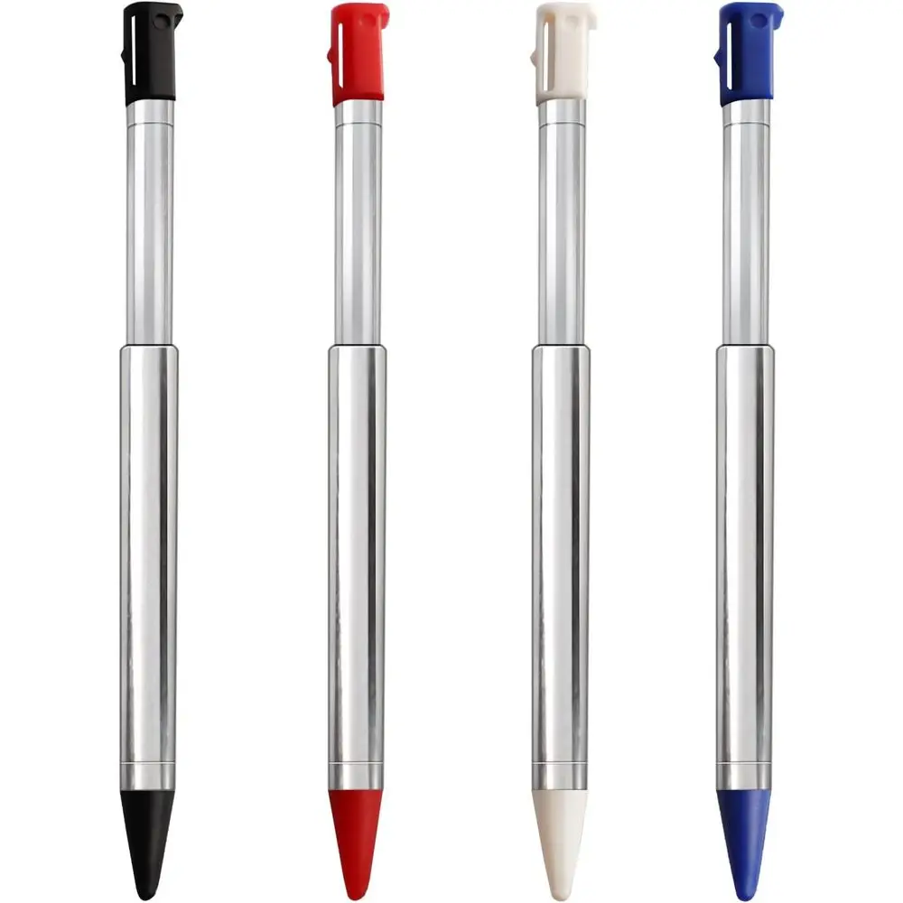 4 Pcs 3DS Metal Stylus Pen Set Retractable Replacement Stylus Compatible with Nintendo 3DS 4in1 Combo Touch Pen Multi Color stylus pen touch pen