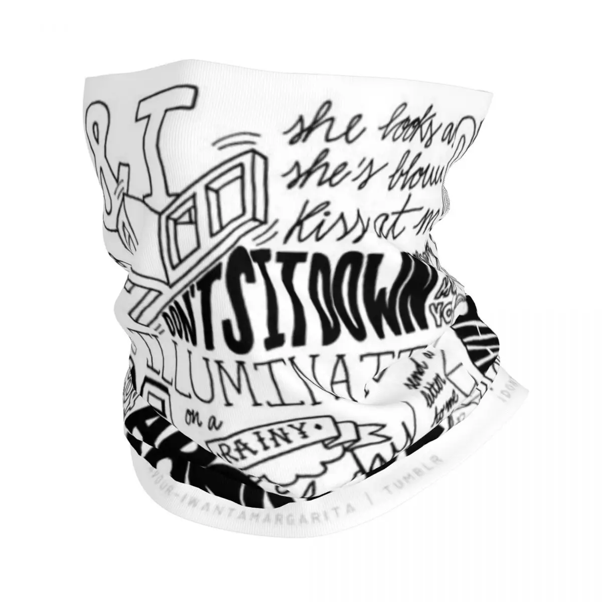 

Тяжелый металлический музыкальный рок-браслет Arctics monkey шейный Гетр для женщин и мужчин Защита от УФ-лучей зимняя бандана шарф для лыж