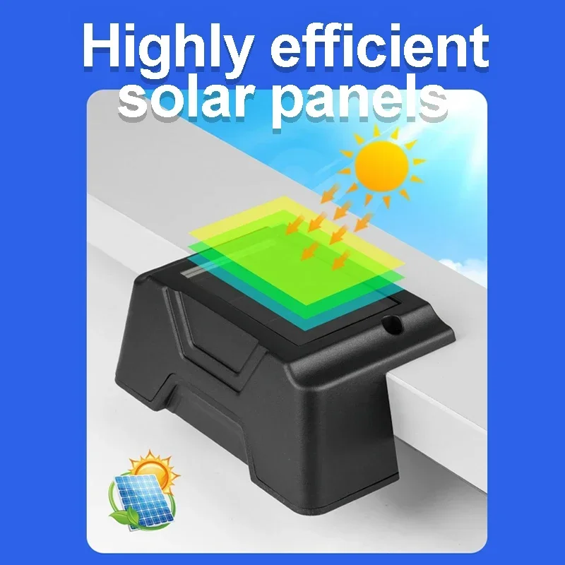 4/8Pcs LED Solar Lights Outdoor IP65 Waterproof Wall Lamps Stairs Atmosphere Light for Fence Garden Hallway Balcony Decor