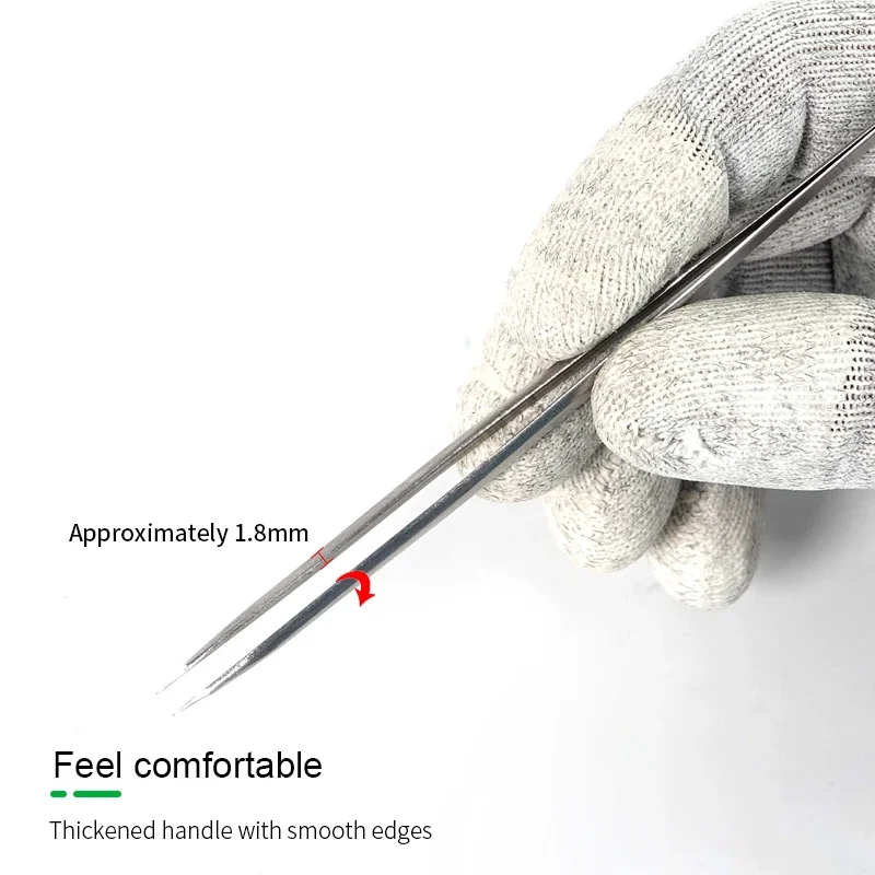 Relife Rt-11A Filo Di Salto Pinzette Speciali Lucidate A Mano Ad Alta Precisione Per La Riparazione Della Scheda Madre Del Telefono Cellulare