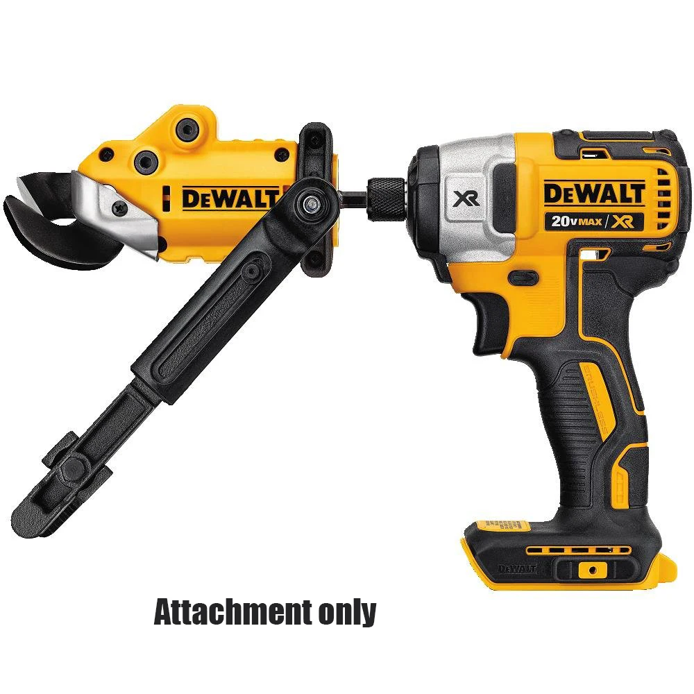 Cisaille à métaux DeWalt, à fil, calibre 18, moteur 5 A, tête pivotante  360°, vitesse variable DW890