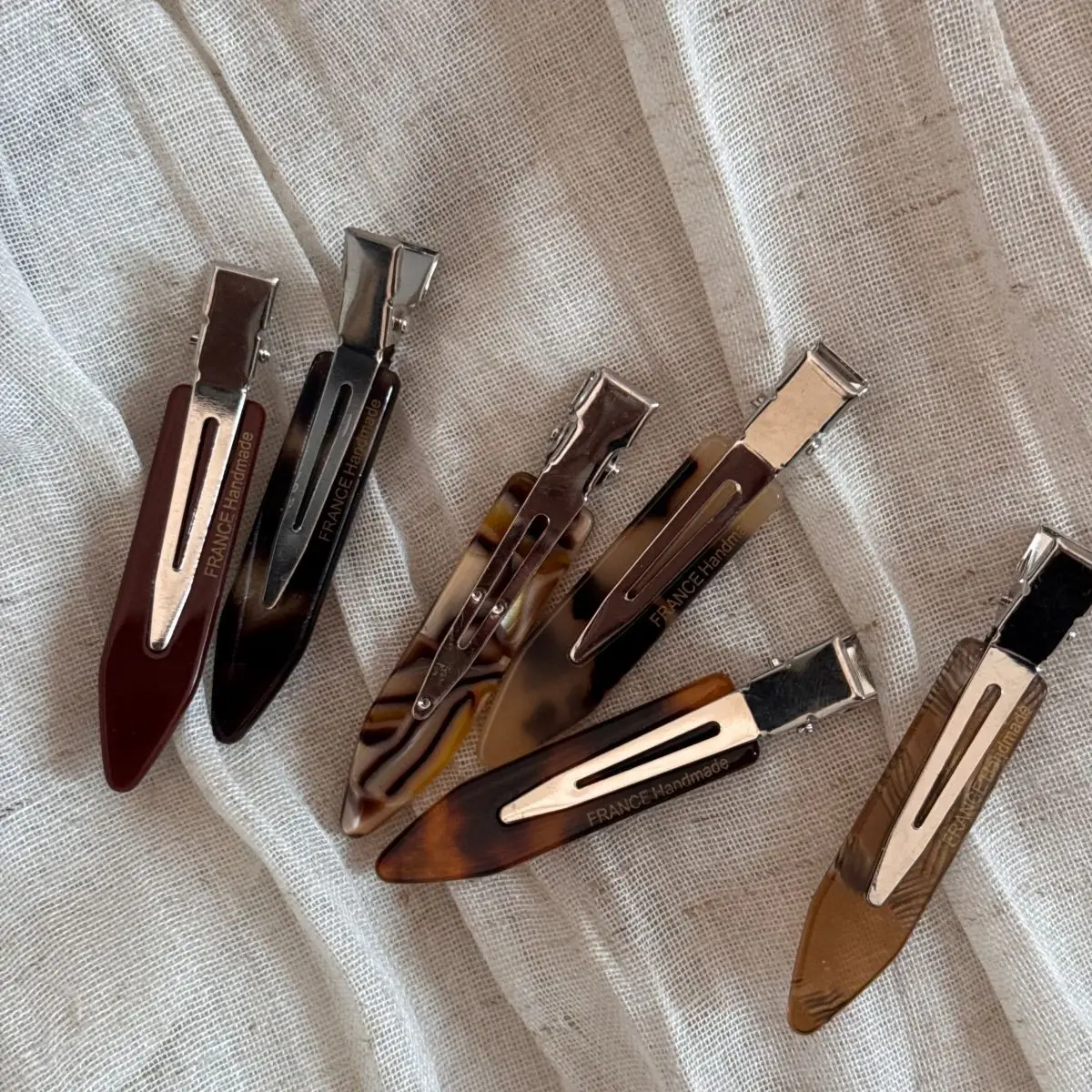 Premium Geometric Barrettes Fine Seamless Hair Clip Side Bangs Accessories for Women