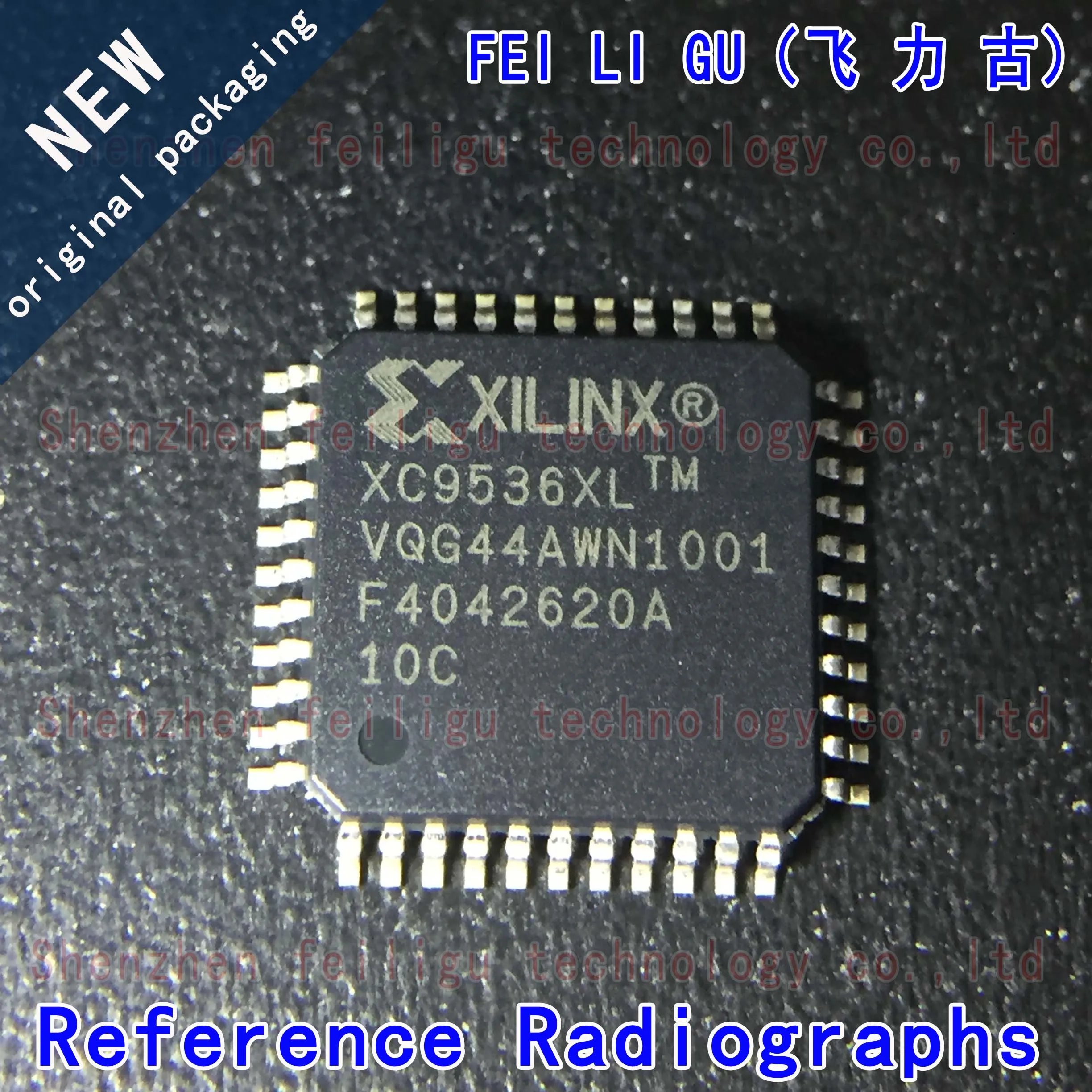 1PCS 100% New original XC9536XL-10VQG44C XC9536XL-10VQ44C XC9536XL Package:TQFP44 Programmable Logic Device CPLD/FPGA Chip