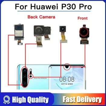 Fotocamera Posteriore Principale per Huawei P30 Pro VOG-L09 VOG-L29 VOG-L04, Modulo Fotocamera Anteriore e Posteriore Principale con Cavo Flessibile di Ricambio