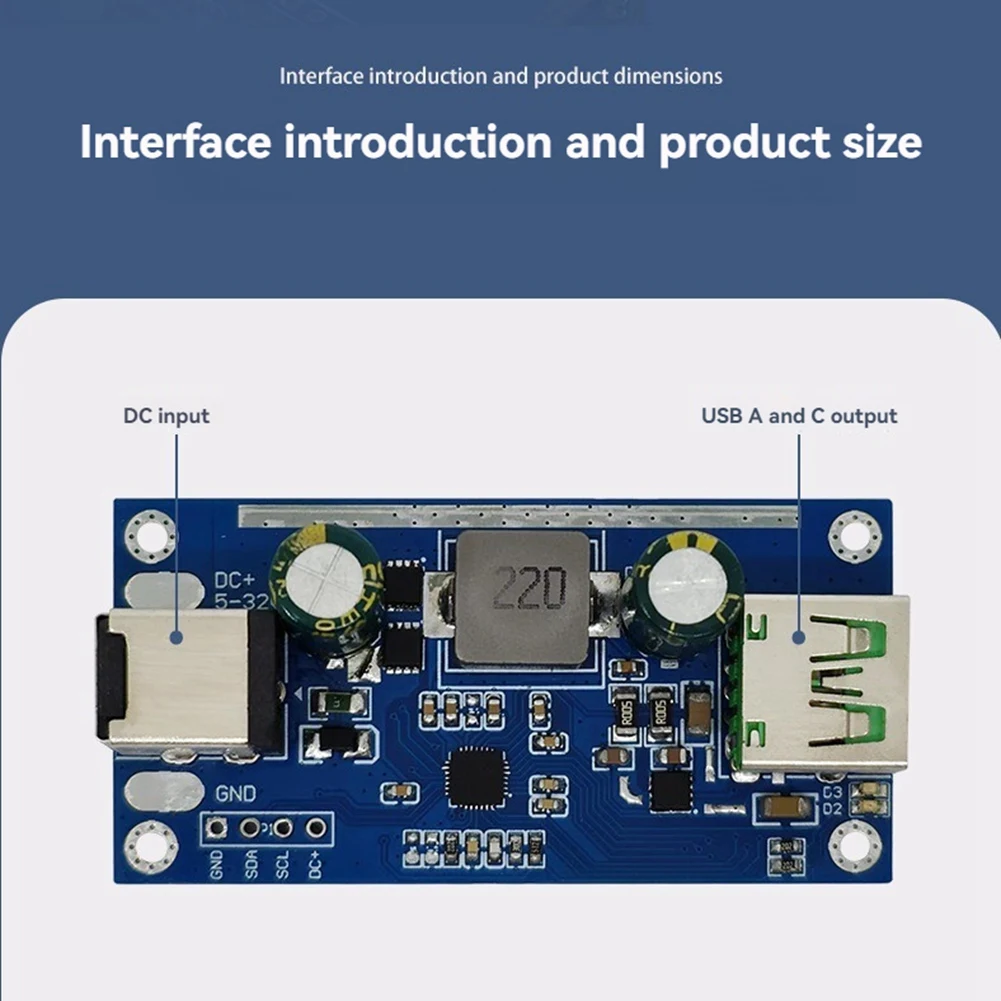 SW3518 100W Full Protocol Fast Charging Module Supports Step-Down Function PD QC Fast Charging Module