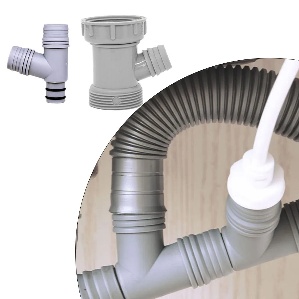 Sink Drain Pipe Kitchen Basin Overflow Hole Joint