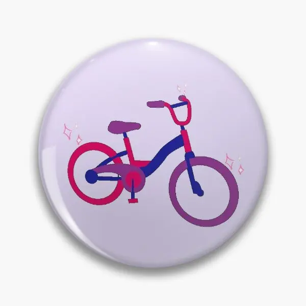 

Bi Cycle Soft Button Pin Cute Lover Brooch Cartoon Collar Women Badge Metal Hat Funny Clothes Jewelry Creative Lapel Pin Gift
