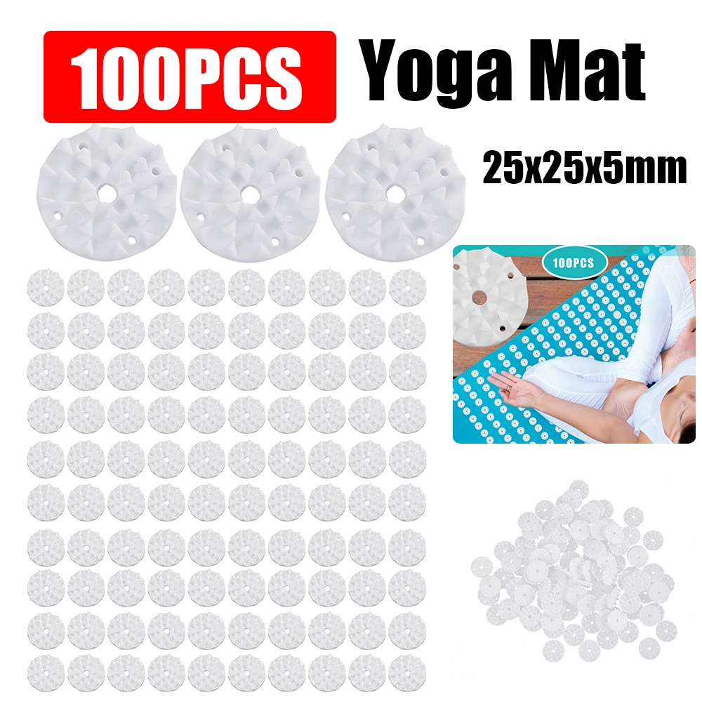 Plastic Lotus Needle Point Press 100-200 Pcs Yoga Mat Exercise Pilates Mat Attachment Tip yoga mat,yoga fitness equipment