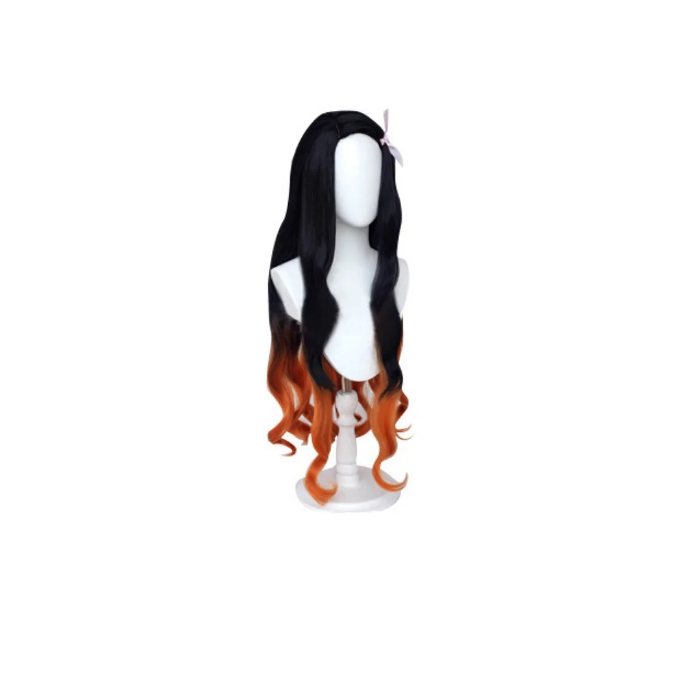 thumbnail image 1 of Disfraz de Anime Kamado Nezuko, disfraz de Demon Slayer, uniforme de Cosplay, ropa, kimono, peluca, accesorios, disfraz de Halloween para niños y adultos, 1 of 5