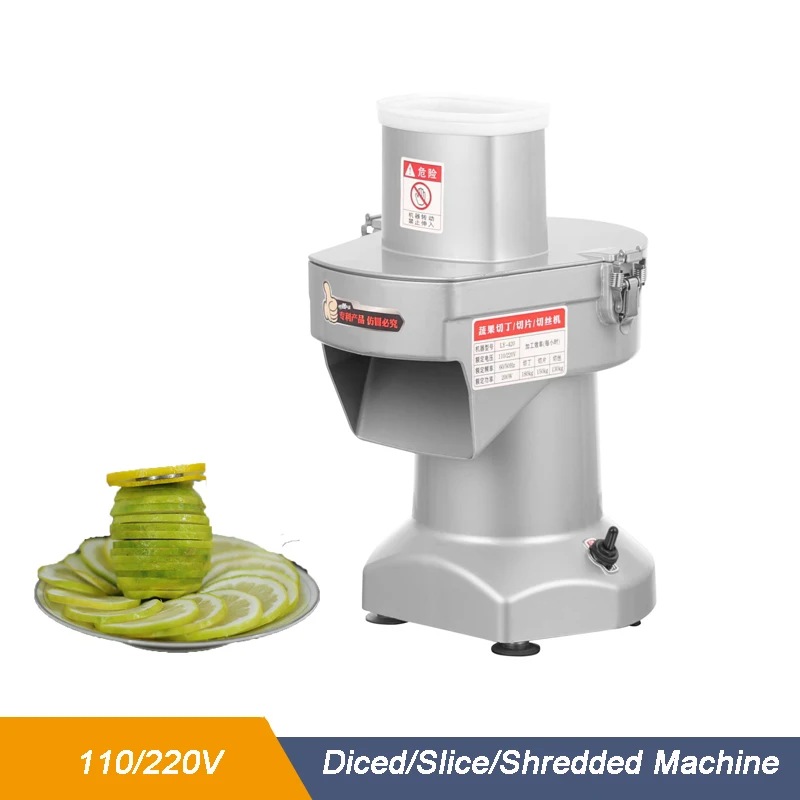 Electric Vegetable Slicer Dicer  Cube Vegetable Cutting Machines