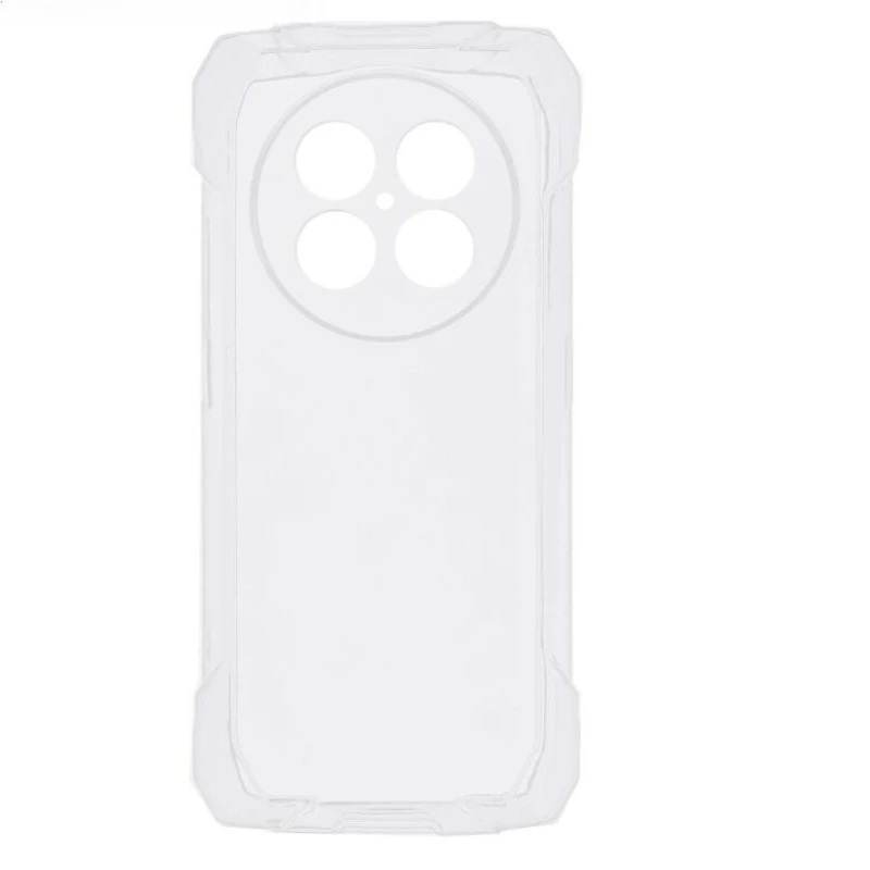 Transparent Black Soft TPU Protective Phone Case - Blackview Rock 2 Series
