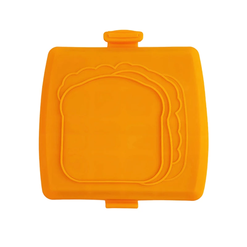 1 adet yeni silikon sandviç fırın tepsisi mikrodalga fırında yerleştirilebilir sandviç makinesi ekmek makinesi ayrılabilir temizlik