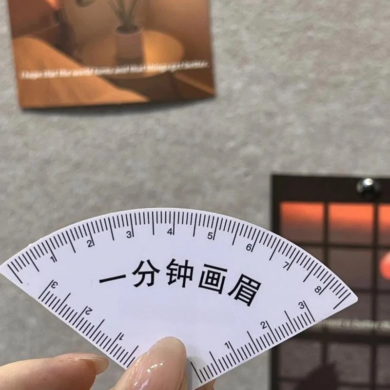 Description Picture 4 of item4-20pcs Fast Drawing Eyebrow Desgin Ruler Microblading Mapping Tool Shaping Permanent Makeup Drawing Guide Ruler Tattoo Supplies