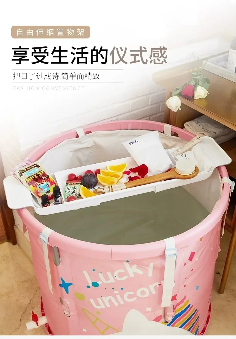Home Furniture Retractable Drain Bathtub Stand Bathroom Bathroom Plastic Bath Basin Storage Rack Multi-Functional Storage Rack B