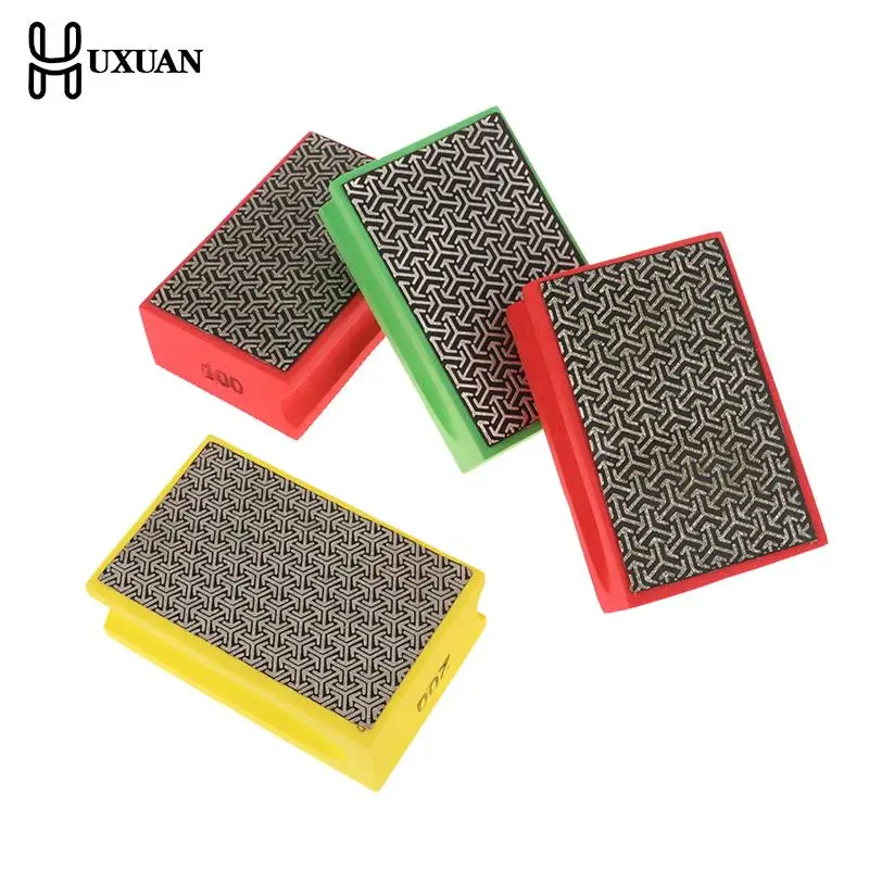 

Diamond Hand Polishing Pads 95x59mm Tile Glass Abrasive Grinding Block Pad Stone Marble Ceramic Abrasive Sanding Disc