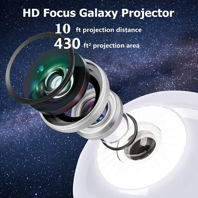 LED Galaxy Projector 13 in 1 Planetarium Projector Night Light Star  Projector Lamp for Kids Baby Room Decor Ceiling Nightlights