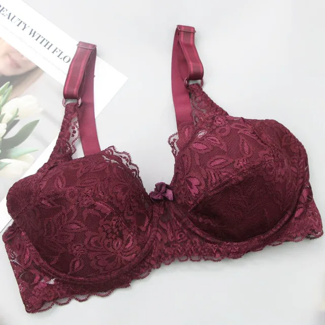 Bras New Style Sexy Bras 34/75 36/80 38/85 40/90 42/95 44/100 46/105 48/110  CDE Cup Plus Size Lingerie Push Up Underwear For Women P230417 From 9,57 €