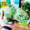 Green Chameleon High Fidelity Anime Cute Plushie Lizard Plush Toys Lifelike Animals Simulation Stuffed Doll Kawai Toy Gifts Kids 2