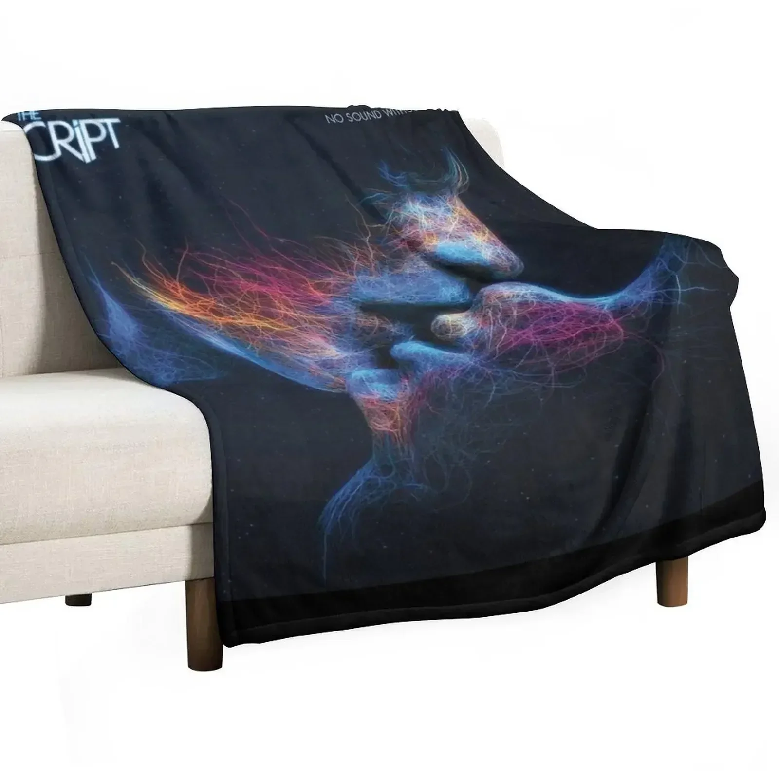 

The Script no sound without silence Throw Blanket Sofa Throw for winter anime Blankets
