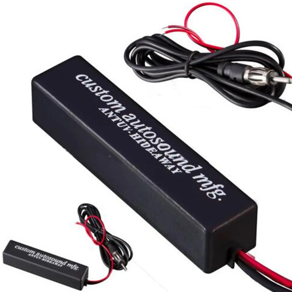 

Car Antenna Antenna Car Electronic FM/AM Kit Antenna Black Boat Broadcast Radio Radio Stereo Truck Universal 12v