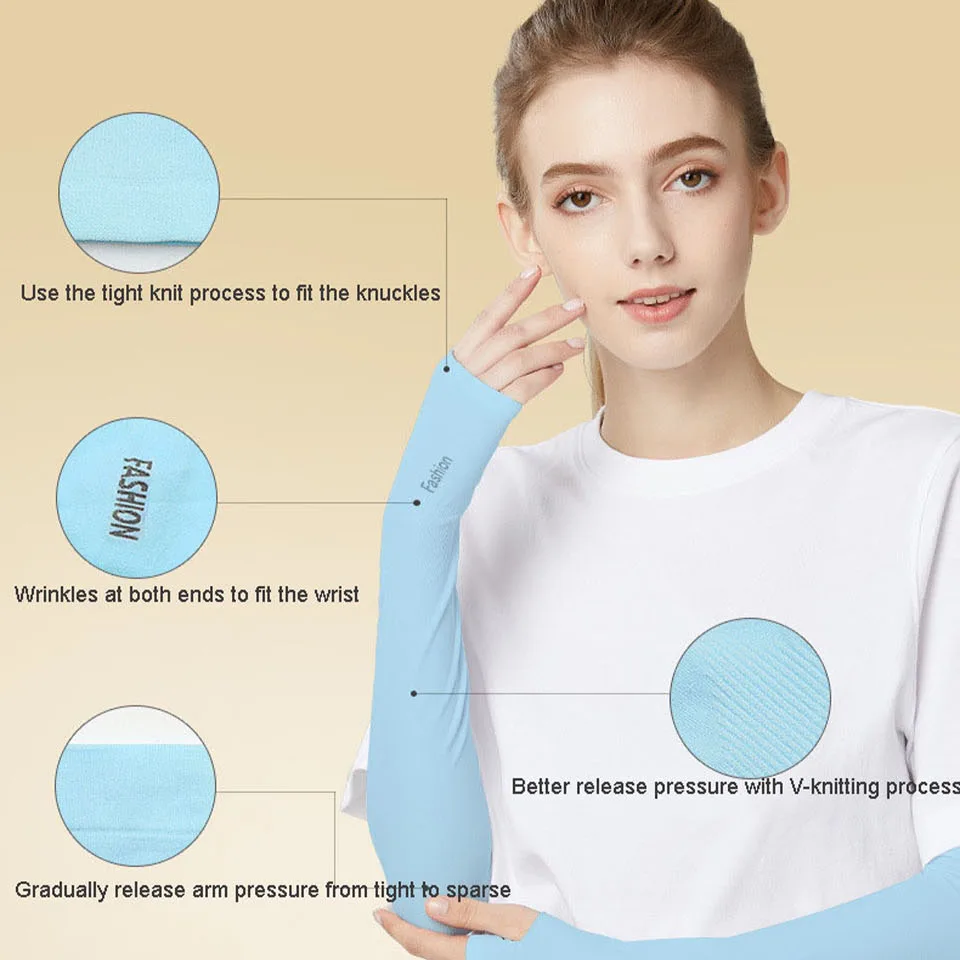 GTUBIKE Cycling Sleeve Sunscreen Summer Outdoor Sports Traveling Multi-color Arm Shade Comfortable And Breathable For Man Women