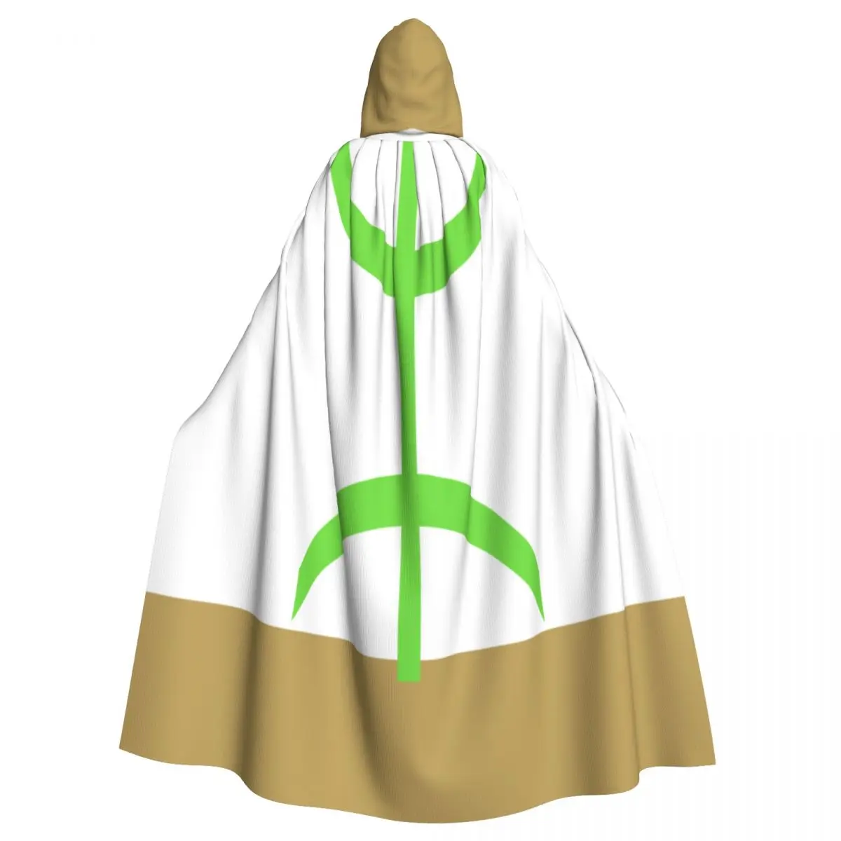 

Long Cape Cloak Mozabite People Flag Hooded Cloak Coat Autumn Hoodies