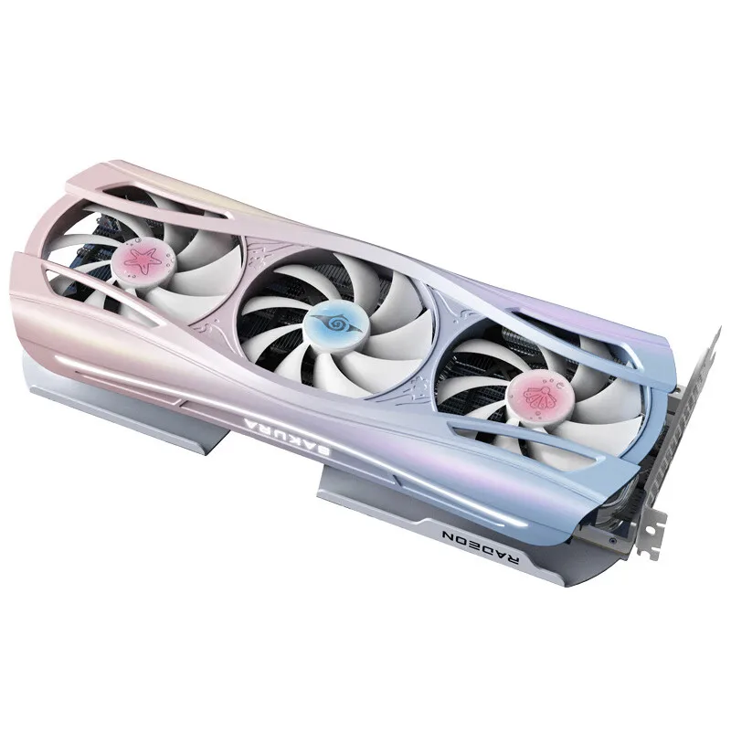 Yeston redeon RX 9070XT 花嫁 Yeston's RX 9070 XT graphics card comes with a startling