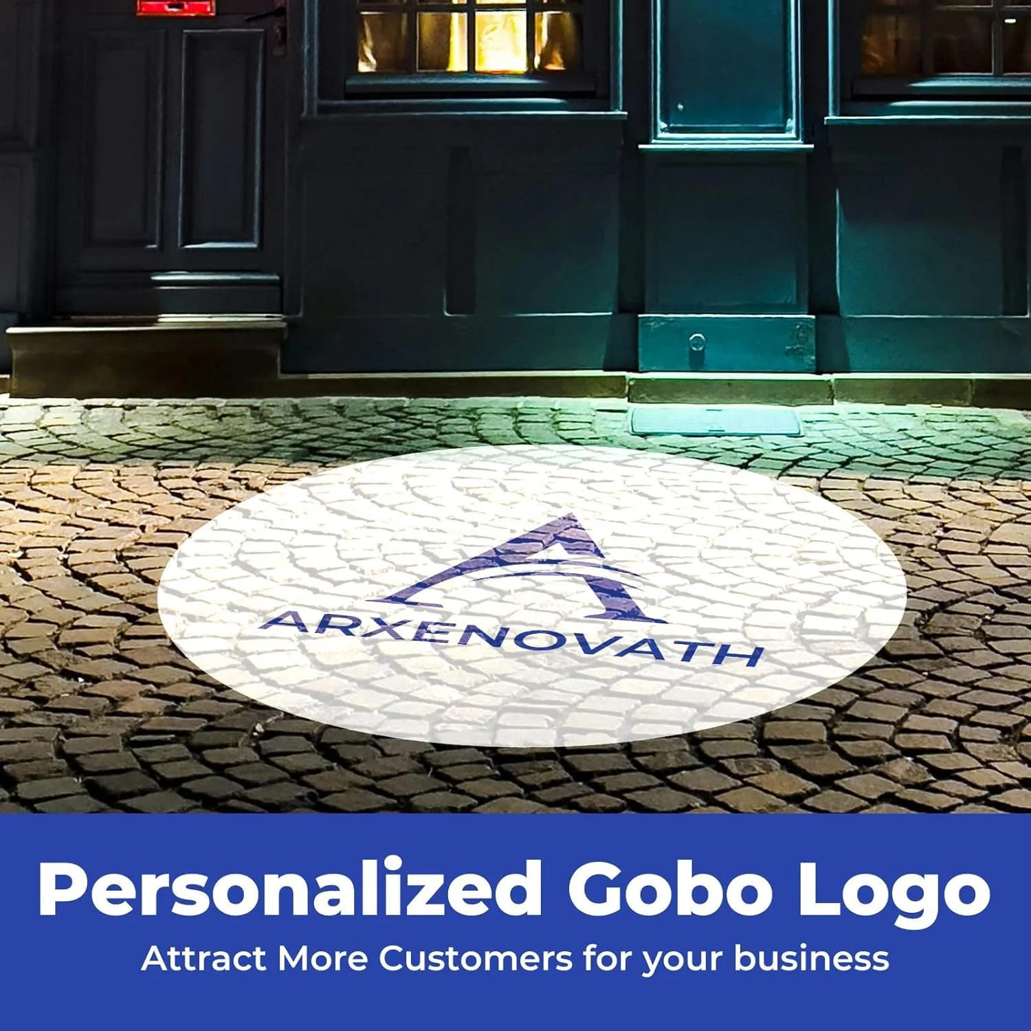 Projector Light Lamps Outdoor LED Rotating Customize Spotlight for Commercial Shop Entrance Floor led projector