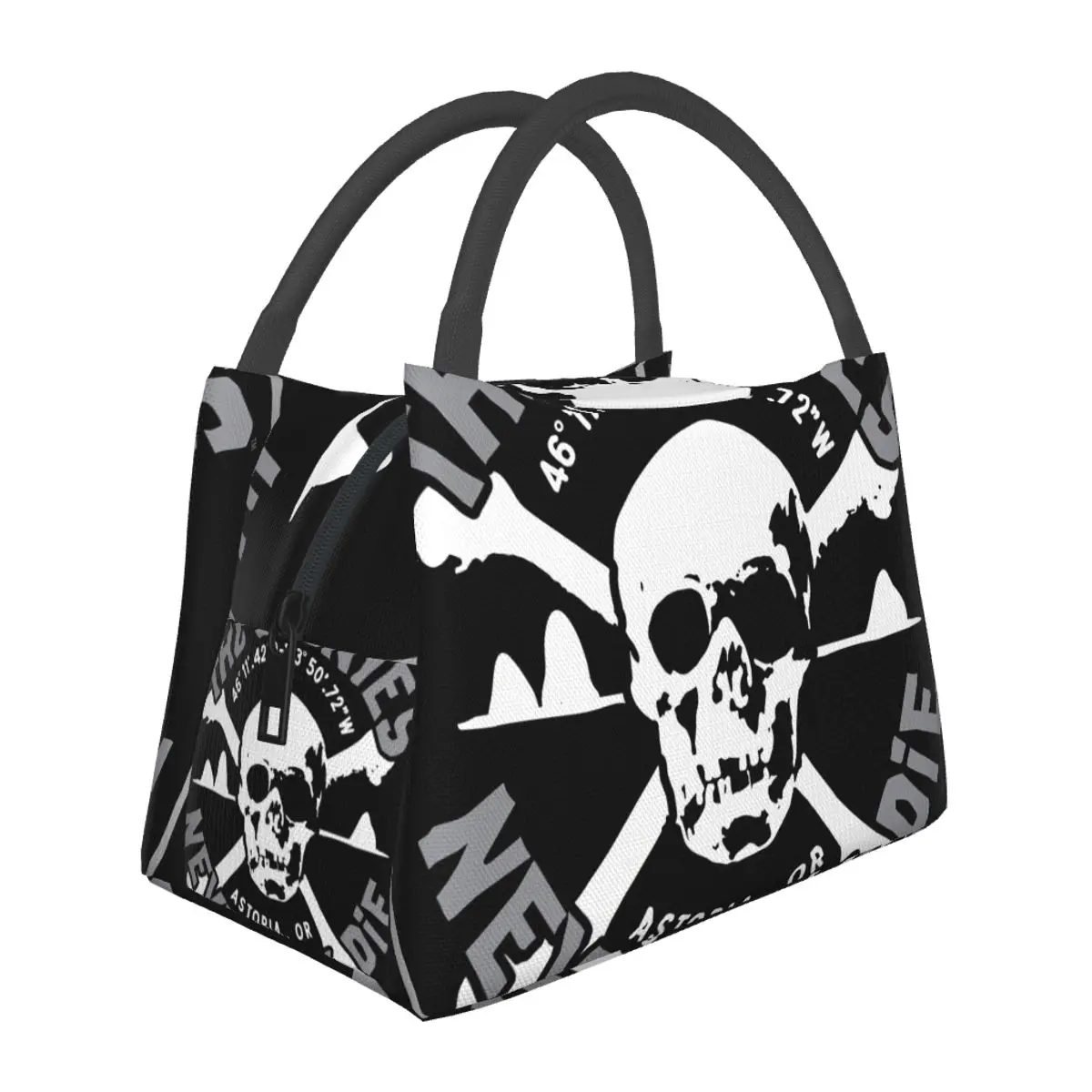 Never Say Die Logo Portable insulation bag for Cooler Food Office Pinic Container