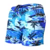 Terrific Swimming Trunks Eye-catching High Elasticity Quick Dry Sharp Printing Swimming Shorts 5