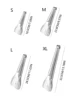 Stainless Steel Food Tongs Barbecue Tongs Meat Salad Steak Food Serving Clip Tweezers Long BBQ Cooking Tongs Kitchen Utensils 6