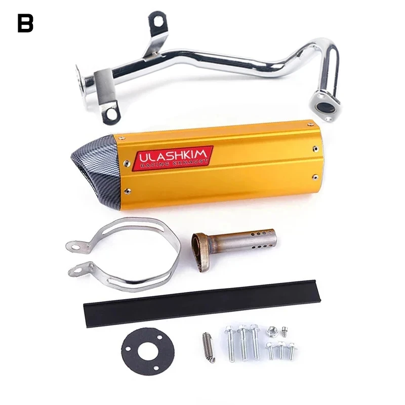 RED 28mm Exhaust Muffler For SSR, SDG, CRF50, XR50, TTR 50cc-125cc Pit Bikes