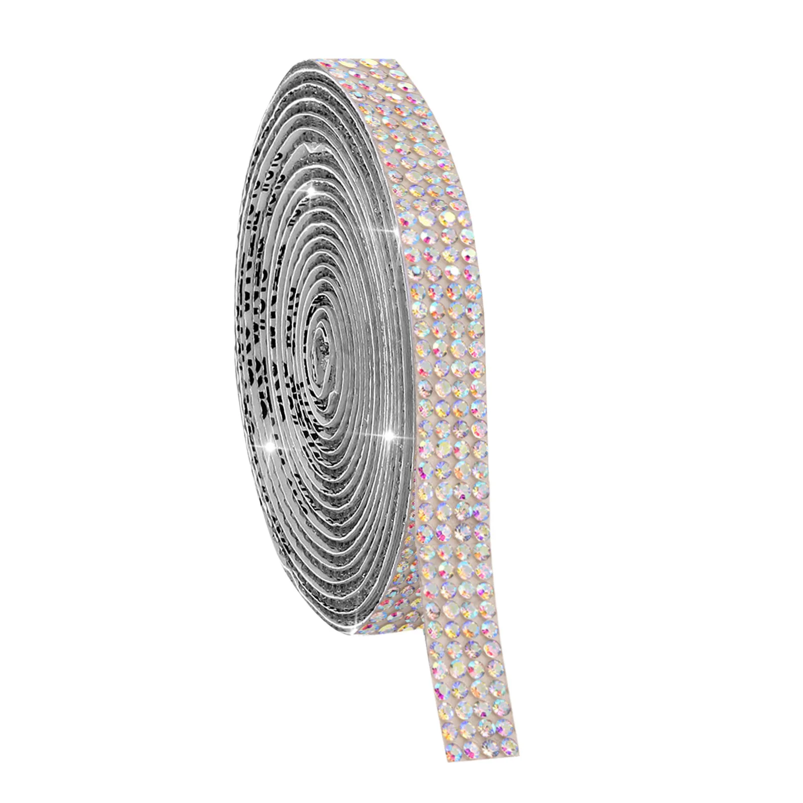 Rhinestone Glitter Crystal Sticker Resin Ribbon Self-Diamond Rhinestone Roll Ribbon Diy Wall Transfer Tape