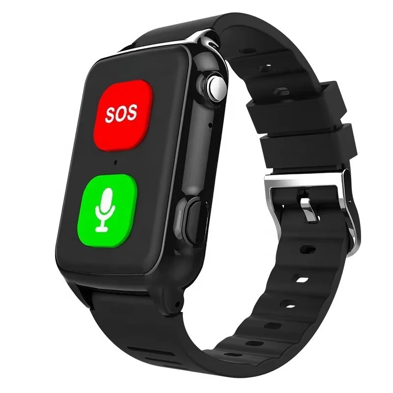 New S9 long standby time 850mAh battery 4G GPS tracker SOS SIM card emergency elderly SOS smart watch
