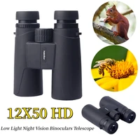 12X50 HD Professional Binoculars Telescope Long Range High Magnification IPX4 Waterproof Telescope,For Birdwatching Spyglass 1