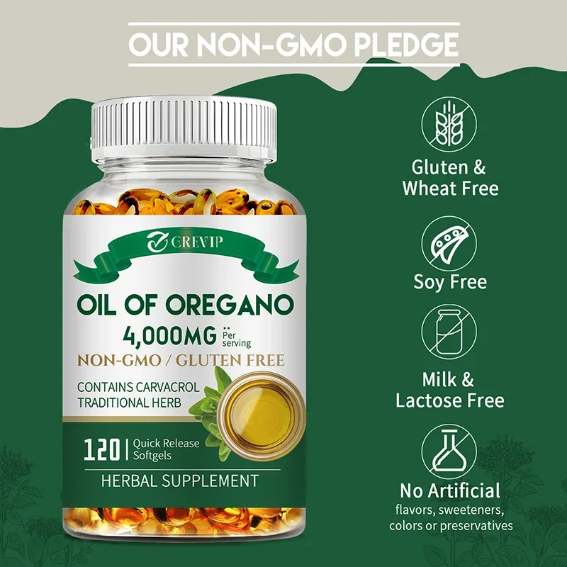 Oil of Oregano Healthy Immune-for Digestion, Heart Health, Detoxification and Immune Support