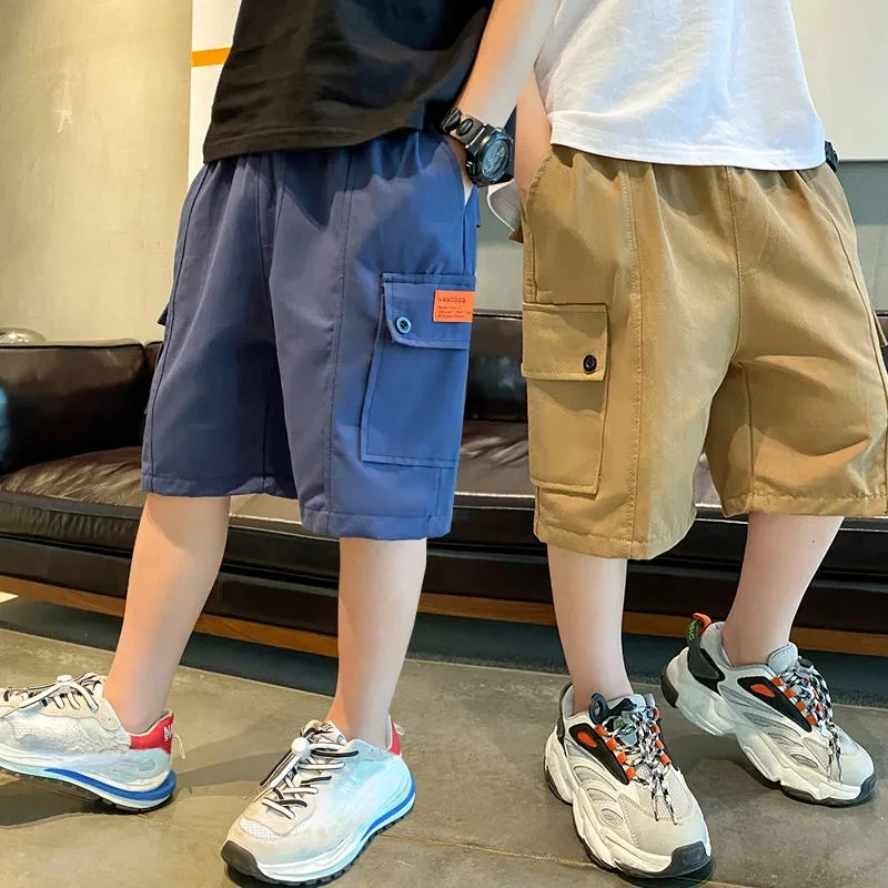 Children Pants Trousers for Boys Cotton Boys Summer Shorts Children Brand Beach Shorts Casual