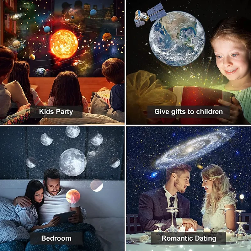 Planetarium Star Projector Galaxy Globe Projector 13 Films to Fulfill Fantasies of the Stars Ultimate Romance for the Bedroom 6