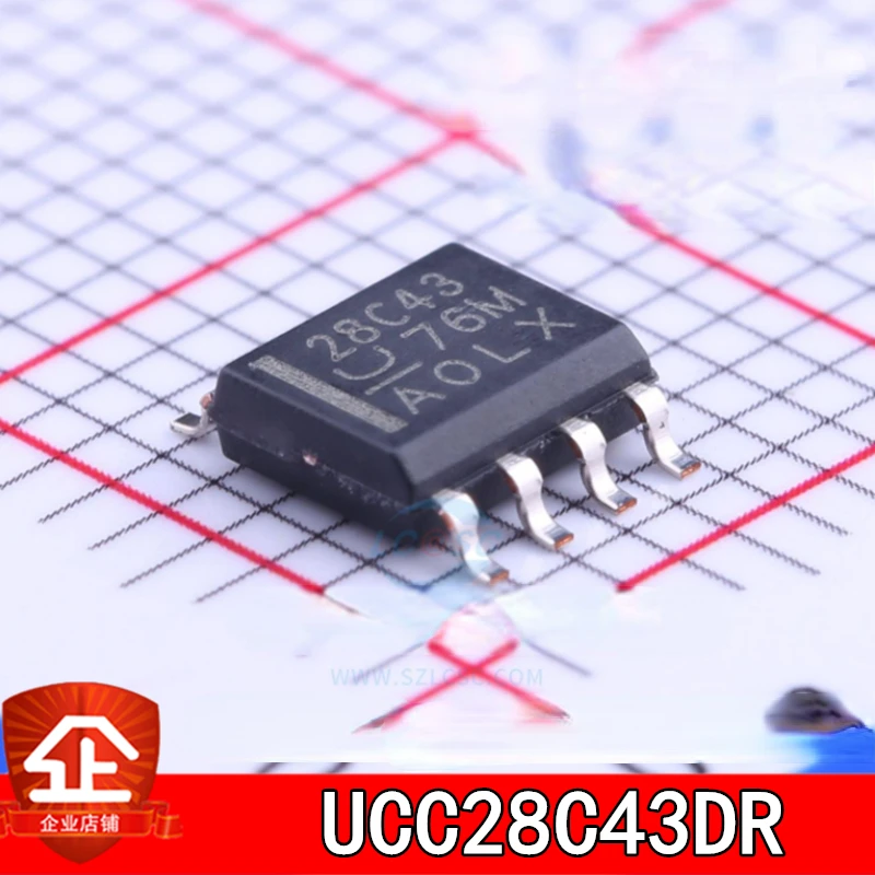 

10pcs New and original UCC28C43DR SOP-8 Screen printing 28C43 UCC28C43D SOP8 Power management chip