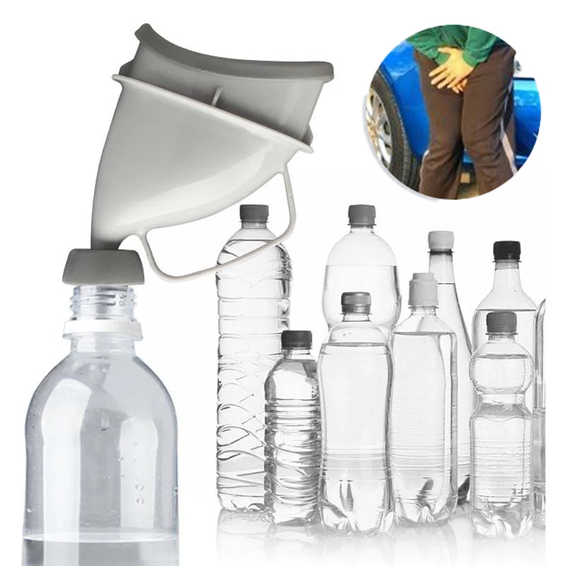Baby Travel Urinal Female Pee Funnel Male Urinal Outdoor Portable Car Travel Child Adult Urinary Funnel Peeing Standing Camping Toilet Portable Urine Bottle