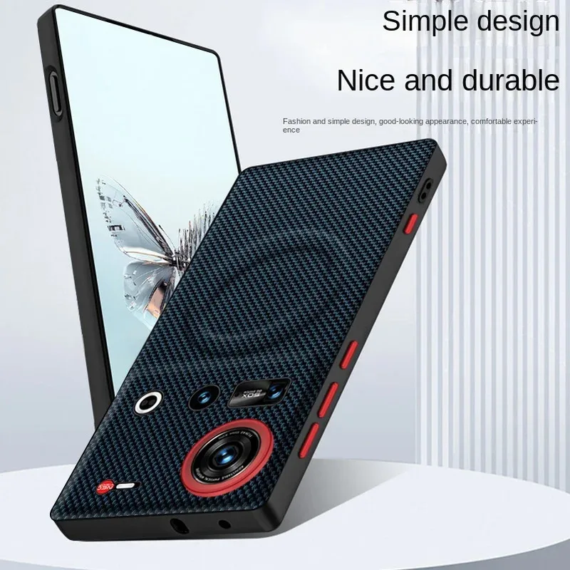 Magnetic Ring Red Circle Lens Protection Slim Case Cover