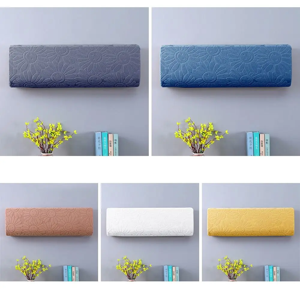 Description Picture 2 of item1Pcs Dustproof Air Conditioning Cover Wall Air Wall Mounted Fan Dust Cover Elastic Fabric Home Decor Air Conditioner Protector