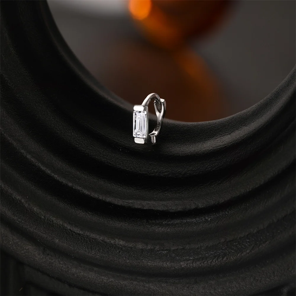 ROXI 1 Stück klassischer Wassertropfen/Augen Moissanit Piercing Flachkopf Faden Ohrring Damen 925 Sterling Silber Edlen Schmuck Geschenke – Detail 21