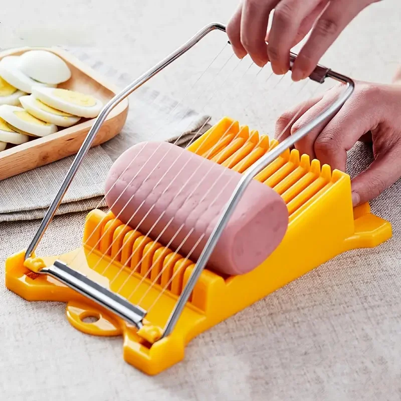 

Luncheon Meat Slicer Multifunctional Stainless Steel Ham Fruit Vegetables Egg Cheese Slicers Household Kitchen Cutting Gadgets