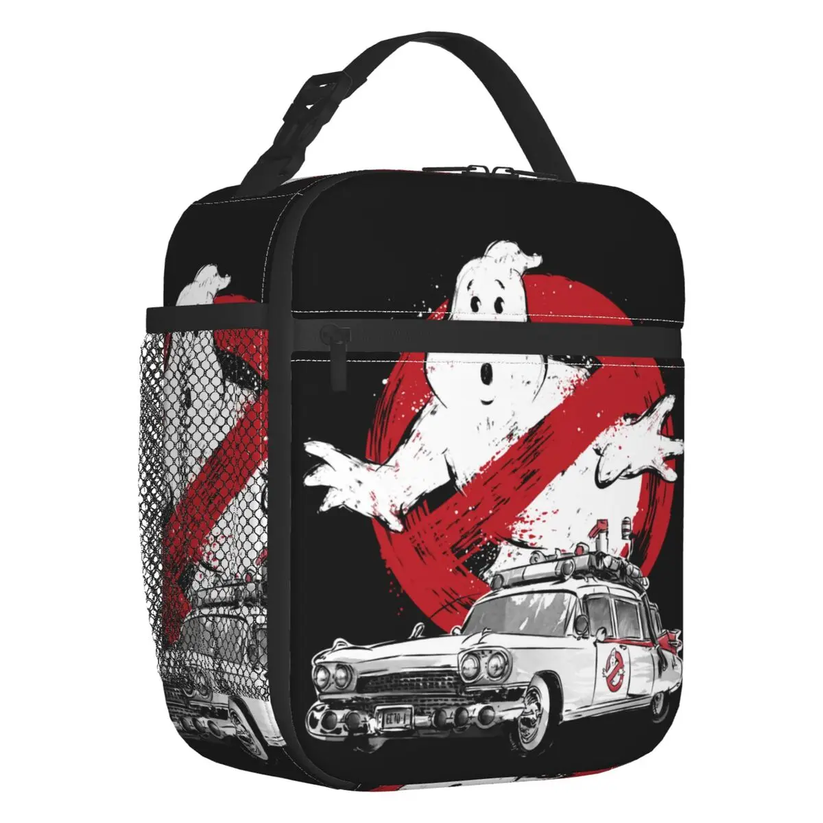 

Ghostbusters Insulated Lunch Bags for Outdoor Picnic Supernatural Ghost Movie Resuable Cooler Thermal Lunch Box Women Children
