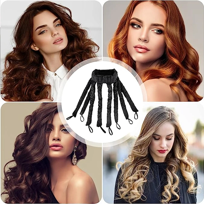 Octopus Heatless Curling Rod Headband Silk Ribbon Hair Curling Tools Hair Styling Tool for Lazy Curls