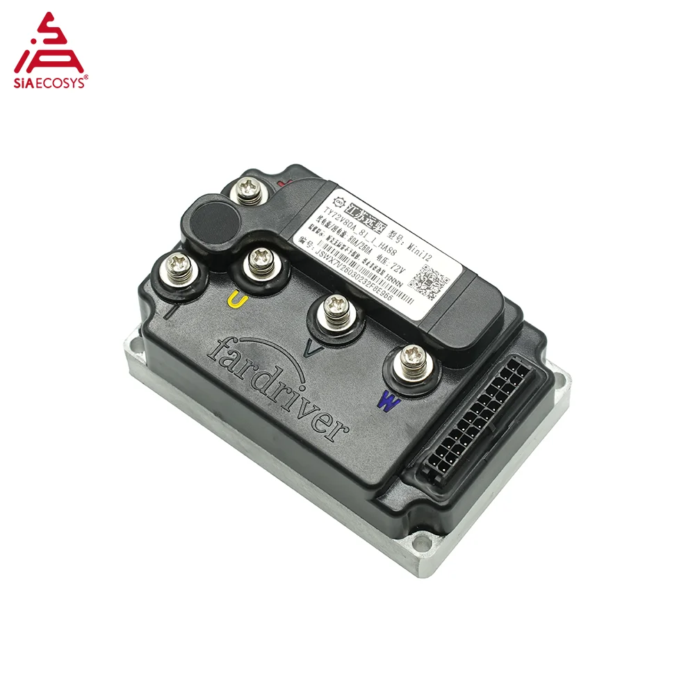 Fardriver MINI 72260 DC 모터 컨트롤러 초소형 크기 더 나은 열 방출 IP67 80A 72V DC 1500W-2000W 모터용